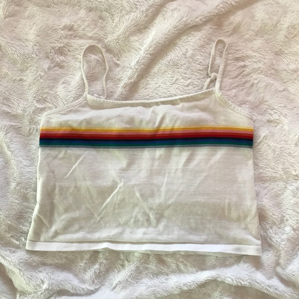 Brandy Melville Illusion Top - White